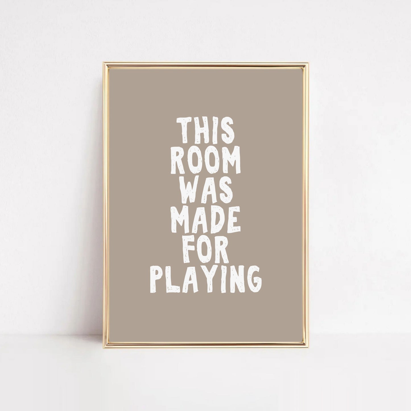 This Room Was Made for Playing | free printable artwork
