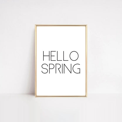 Hello Spring Print | free printable artwork