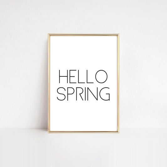Hello Spring Print | free printable artwork