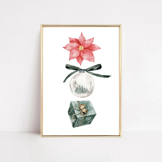 Modern Christmas Decor Print | free printable artwork