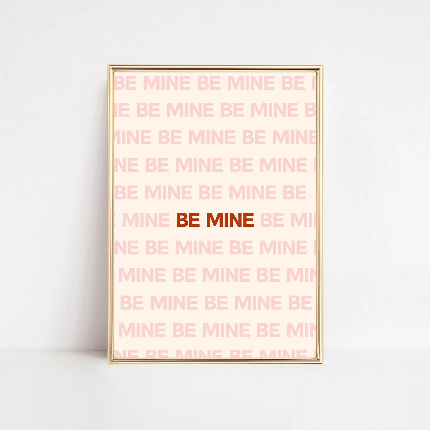 BE MINE Print | free printable artwork