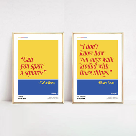 Elaine Benes Seinfeld Poster | 2 Prints