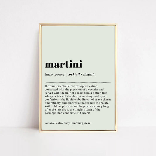 Martini Wall Art | free printable artwork